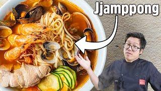 Jjamppong - A Spicy Korean Seafood Noodle Soup Bursting with Flavour