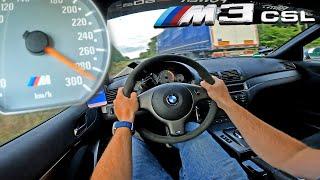 8000RPM Bmw M3 E46 CSL: Unleashing A German Legend On The Autobahn!