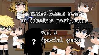 Karasuno+Kenma react to Hinata’s past/bonus part/a special guest