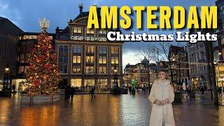 Amsterdam Christmas Walk 2024 Magical Christmas Lights 4K