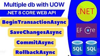 unit of work with multiple databases in asp.net core web api