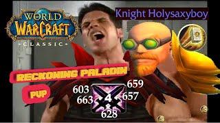 WoW Classic. PvP Paladin. Reckoning BOMB! Highlights | Pala that could
