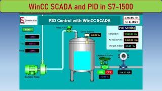 WinCC SCADA Monitoring and Control PID in S7-1500 | TIA Portal V17