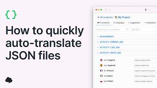 How to quickly auto-translate JSON files?