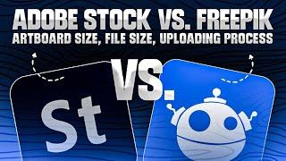 Adobe Stock vs. Freepik: How to Design & Upload Vectors | Artboard Size, File Size, Color Mode Guide