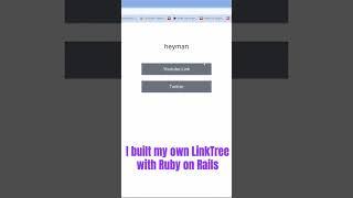 I built the LinkTree App and it was super Easy #code #webdevelopment