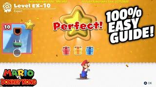 Mario Vs Donkey Kong Switch | Level EX-10 Expert Easy Guide