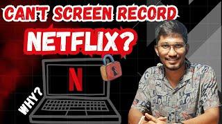 Why You Can’t Screen Record Netflix! | Secret Tech Behind the Scenes | DRM Explained #netflix #tech