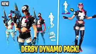 *NEW* Derby Dynamo Pack.! *Built-in Emote* (Derby Dynamo, Quad Roller) Fortnite Battle Royale