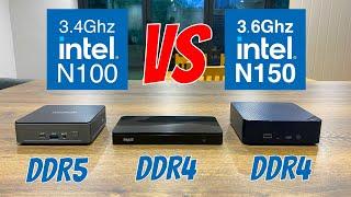 Intel N100 vs N150 Benchmarks