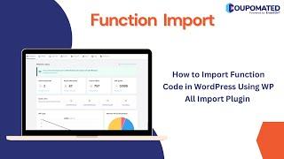 How to Import Function Code in WordPress Using WP All Import Plugin