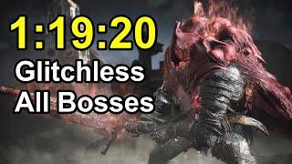 (WR) DS3 Glitchless All Bosses Speedrun in 1:19:20