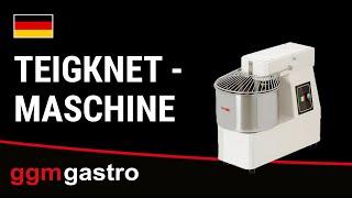 Teigknetmaschine - 10 Liter / 7 kg | Knetmaschine | Teigkneter | Kneter | Spiralkneter - GGM Gastro