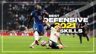 Crazy Defensive Skills & Fearless Tackles #4 | 2021/22 | HD