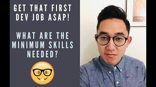 MINIMUM Skills needed to get a Software Engineer position FAST || #TechRally