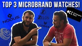 What are our Top 3 Microbrand Watches? A Casual Conversation with  @Avg. Joe Watch Reviews ​