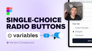 Create Interactive Radio Buttons in Figma - 2 Methods (Free Project Files Included)