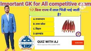 General Knowledge | Most Important Question GK Quiz | MCQ