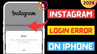 How To Fix Instagram Login error | Sorry,There Was A Problem With Your Request problem in (Iphone)