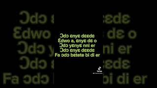 Edwo a enye de (daddy lumba) lyrics video