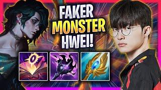 FAKER IS A MONSTER WITH HWEI! - T1 Faker Plays Hwei MID vs Ahri! | Season 2024
