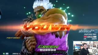 2017/03/01 Tekken 7 FR Rank Match! Knee (Akuma) vs JDCR (Kazuya)