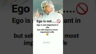 ego is not......⬇⬇#youtubeshorts #viral #motivation