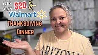 $20 Budget For Thanksgiving Dinner At Walmart Feeds 10 People