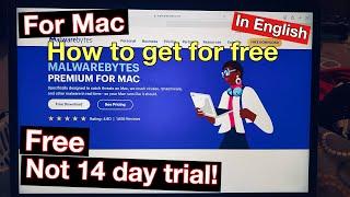 How to Download malwarebytes for Mac for free. Not 14 day trial. Malwarebytes free version for Mac
