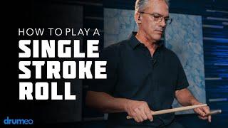 How To Play A Single Stroke Roll - Drum Rudiment Lesson