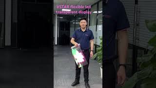 VSTAR flexible transparent led film display #led #transparent #vstar #vstarled #indoor #tech