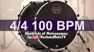  100 BPM Kick Drum Metronome