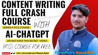 SEO Content Writing for Bloggers | A To Z Step | Urdu/ Hindi