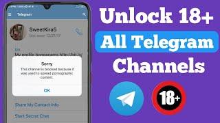 FIX "This channel cannot be displayed" in Telegram (Android and iOS) | Unblock 18+ Telegram Channels