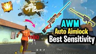 Awm Auto Aimlock Sensitiivity Free Fire || Best Sensitiivity For Awm Gun || Awm Aimbot Sensitiivity