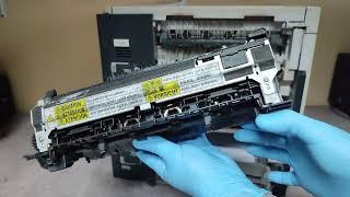 HOW TO REPLACE THE FUSER UNIT ON HP LASERJET 600 M601, M602, M603