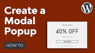 Create a Modal CTA With a WordPress Popup Maker Plugin