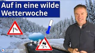 Update zur wilden Wetterwoche mit Sturm, Schnee und Glätte