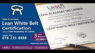 Lean White Belt Certification - LASL