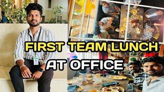 My First Team Lunch at Office | Software engineer Analyst | Office | venkat vlogs