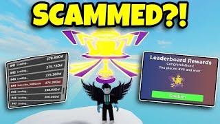 Clicker Simulator Leaderboard Pet - Was I SCAMMED?! Roblox