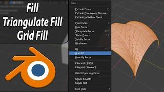 Fill & Grid Fill Tools In Blender!