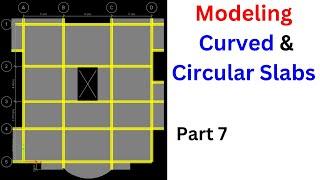 Analysis and Design of G+5 building using ETABS 21 Part 7 Modeling Irregular and Curved slabs /beams