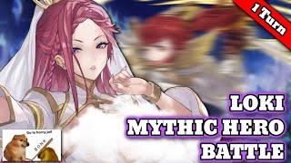 【FEH】Battling D*monetization. - Anna 1 TURNS Loki Mythic Hero Battle (Abyssal)