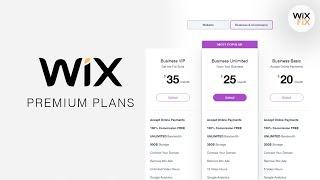Wix Premium Plans Overview | Wix Fix