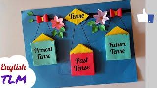 Tense English Working Model| Tense English Project| Tense English TLM| English Grammar Project| #tlm