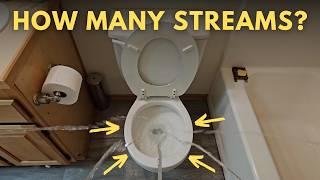 How many people need to cross-streams to flush a stick?