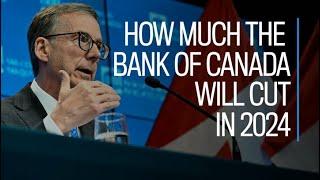How much the Bank of Canada will cut in 2024
