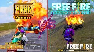 PUBG MOBILE  VS  FREEFIRE MAX  [ WHO IS BETTER?] 2023 GRAPHICS AND DETAILS COMPARISON.