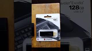 Kingston DataTraveler Exodia 128GB USB 3.2' резервное копирование данных в студии #shorts